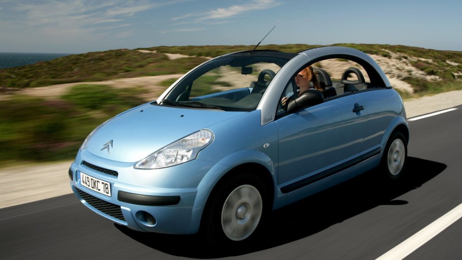 Fünf Autos in einem – Die Karosserie des Citroen C3 Pluriel konnte mit wenigen Handgriffen verändert werden