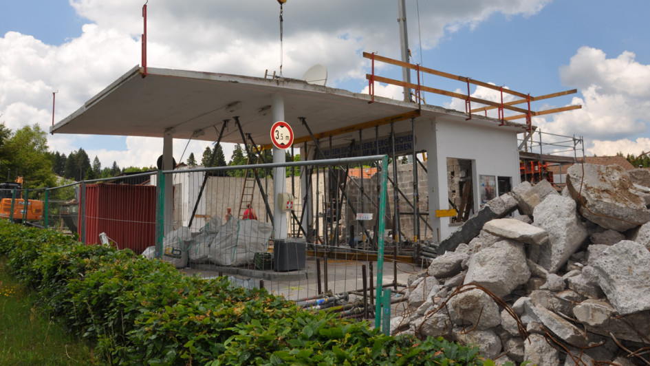 Oest, Tankstelle, Freudenstadt, Baustelle