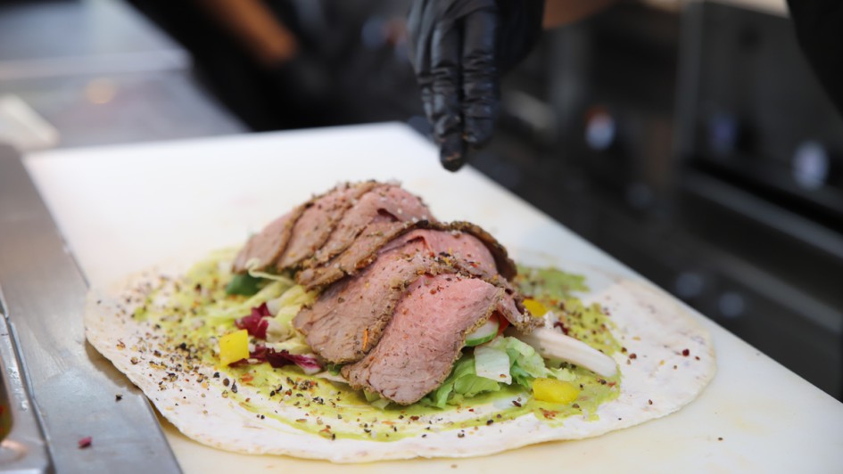 Wraps gehören zu den beliebtesten Speisen im Energielieferant Allendorf