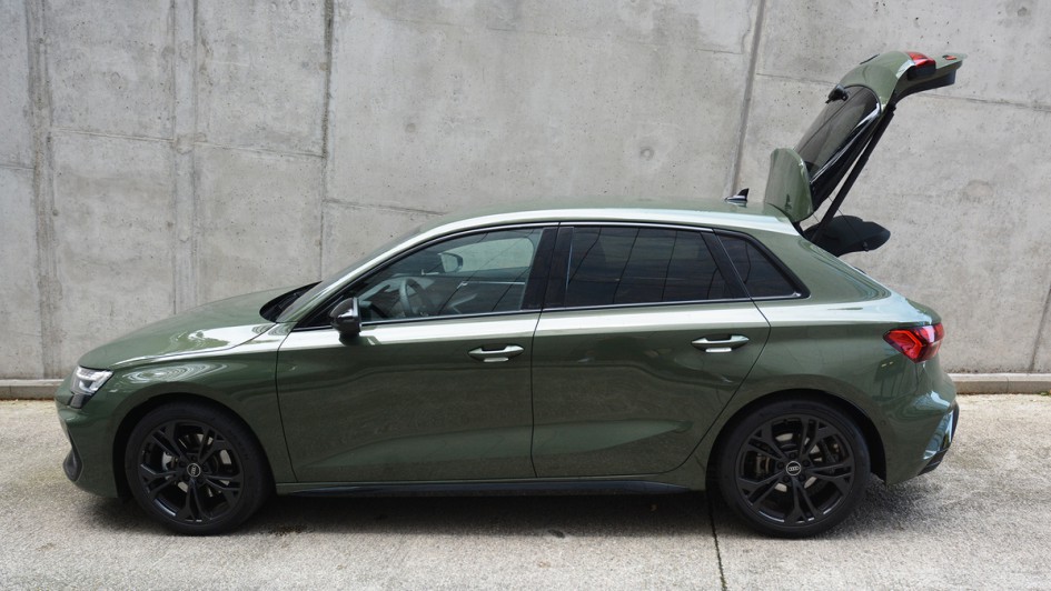 Audi A3 Test, Heckklappe, Heck