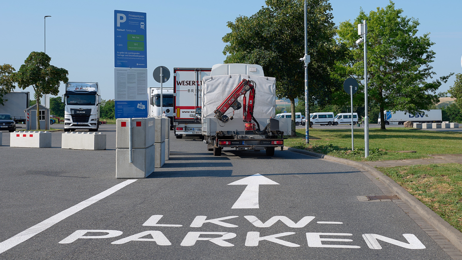 Autohof Northeim Lkw Spur