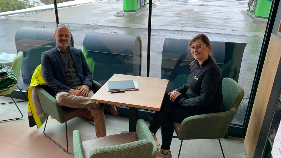 Die Tankstelle wurde im Dezember 2025 eröffnet.