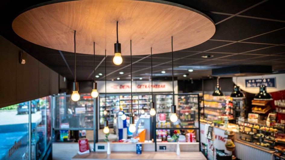 Sprint Tankstelle Licht