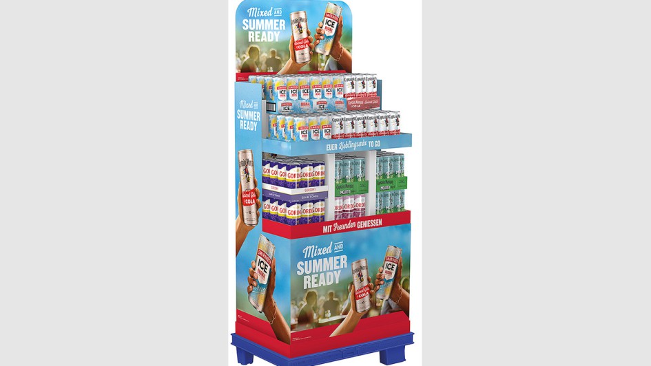 Smirnoff Eis im144er Display