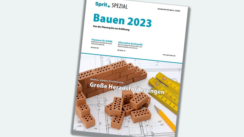 Sprit+ Spezial Titelseite Bauen 2023