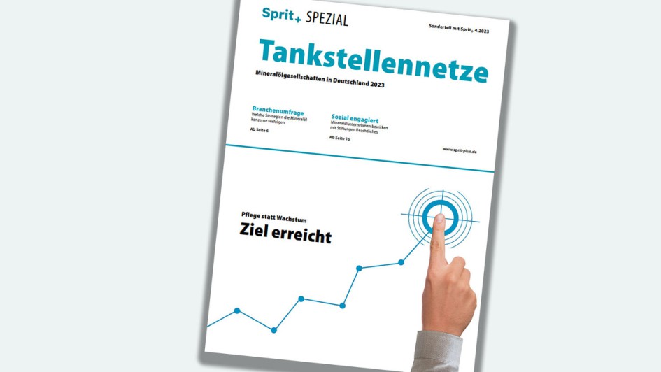 Sprit+ Spezial Titelseite Tankstellennetze 